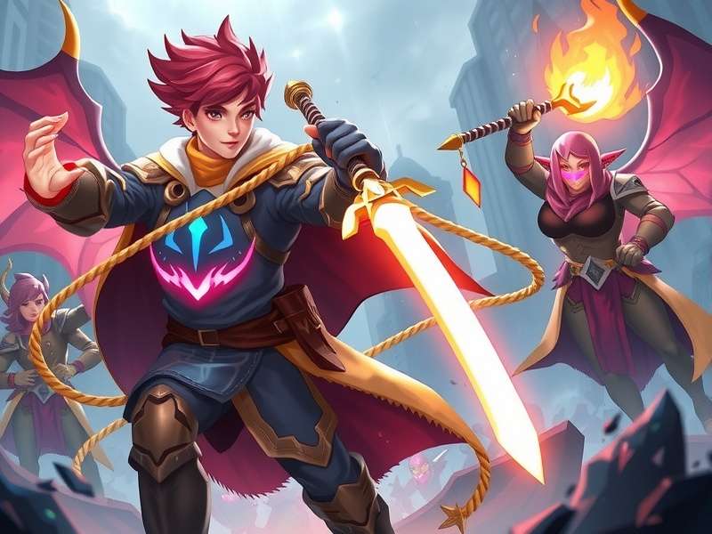 Pious Tide Saviour game hero with divine powers